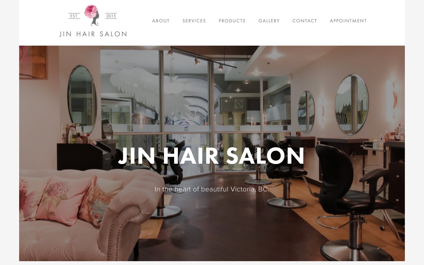 The current homepage